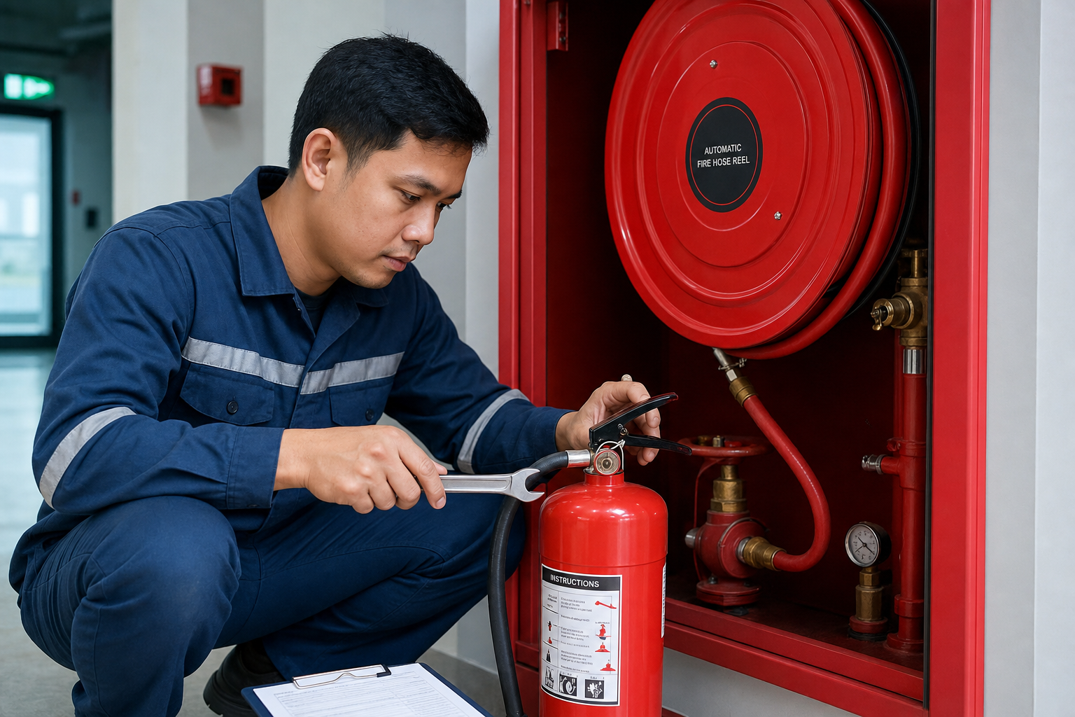 Fire equipment maintenance and AMC service